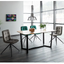 Стул SIGNAL TEXO Velvet Bluvel 78 зеленый/черный